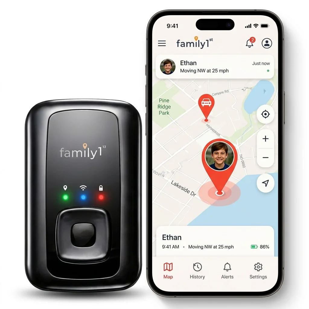 Portable GPS Tracker lifestyle detail