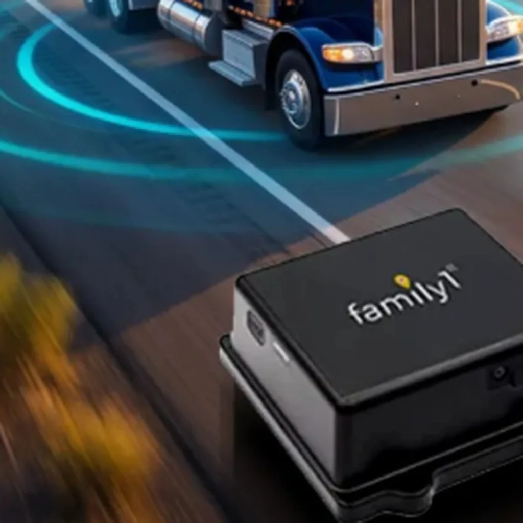 GPS Tracker with Built-in Magnets close-up