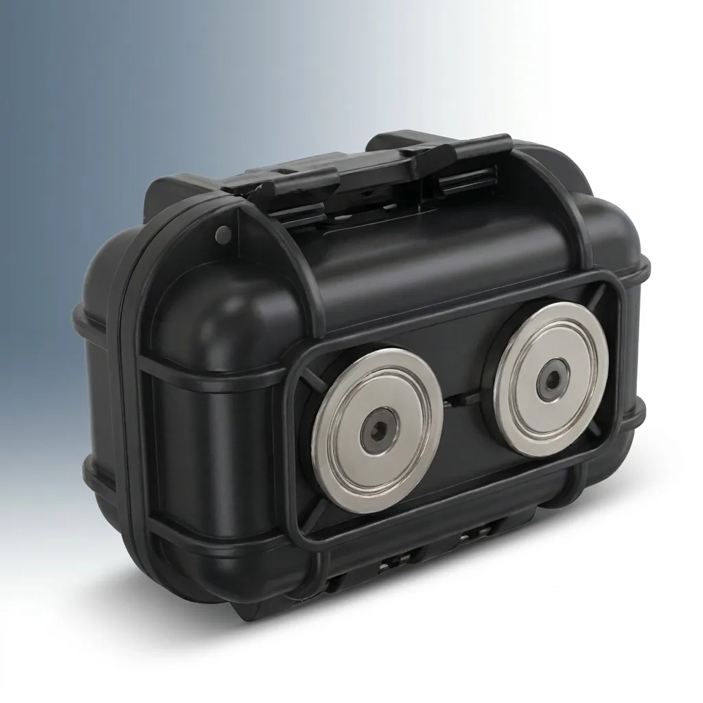Weatherproof Magnetic Case close-up