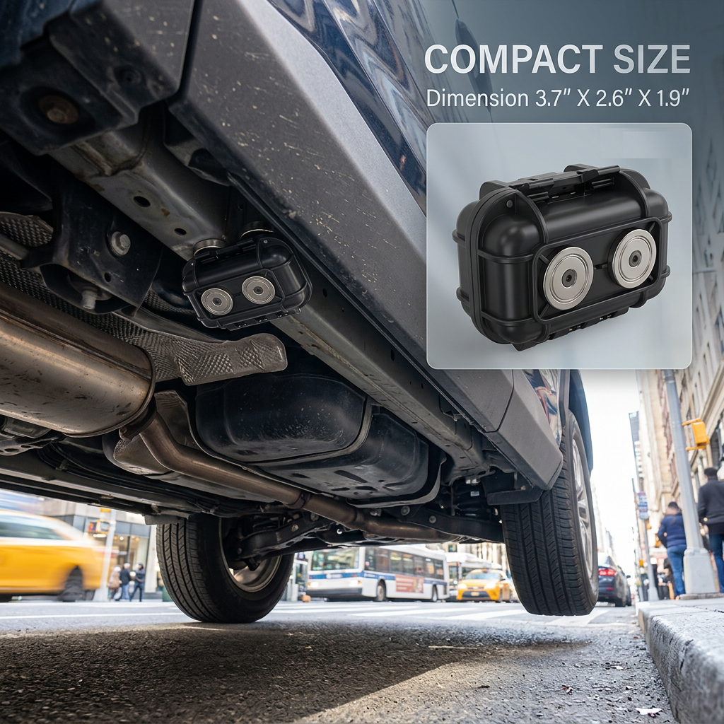 Weatherproof Magnetic Case for Portable GPS Tracker