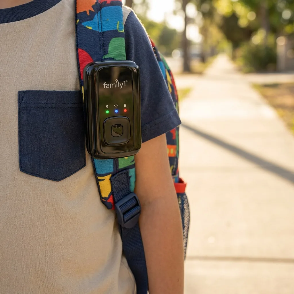 Portable GPS Tracker close-up