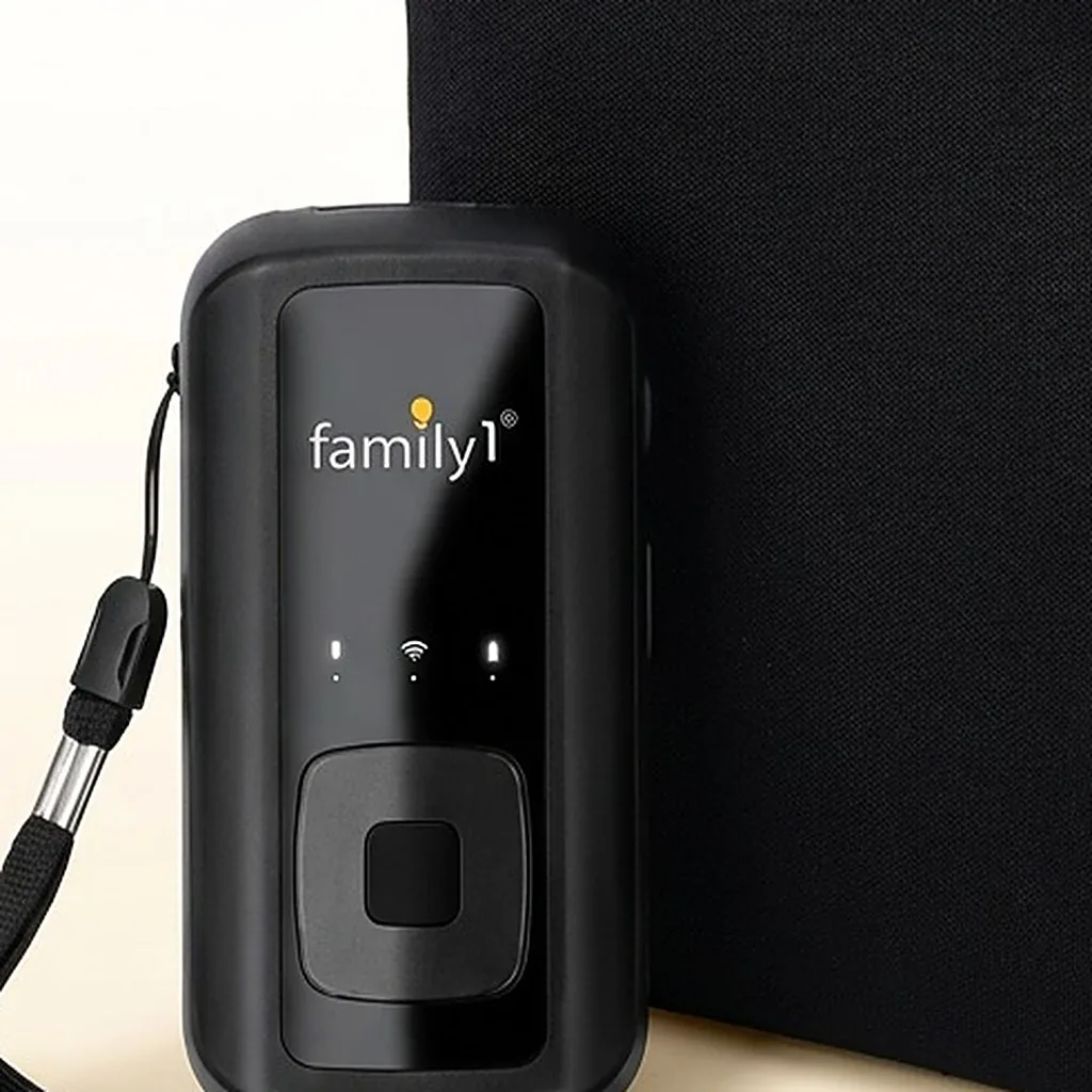 Senior GPS Tracker in use