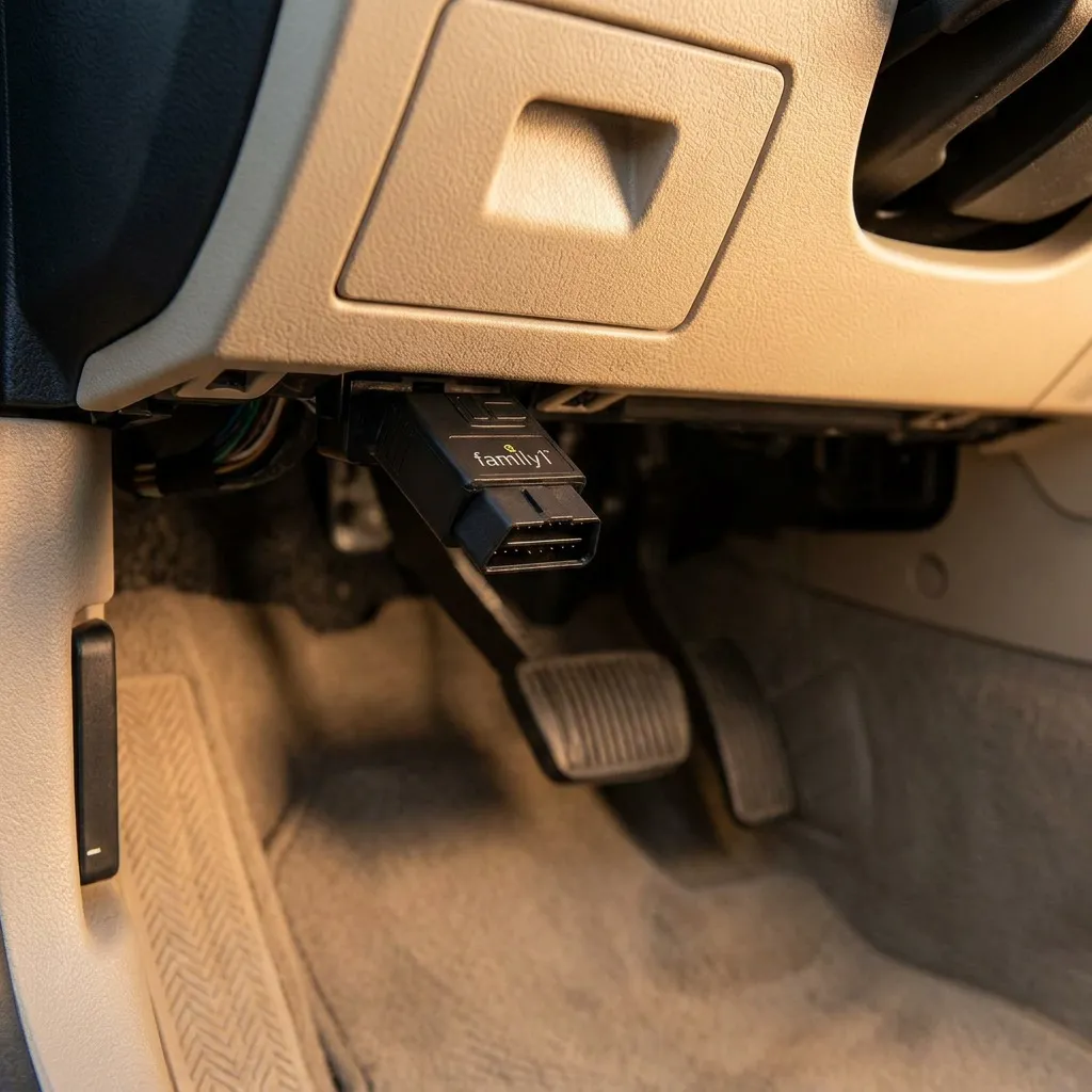 Plug-in OBD Tracker lifestyle detail
