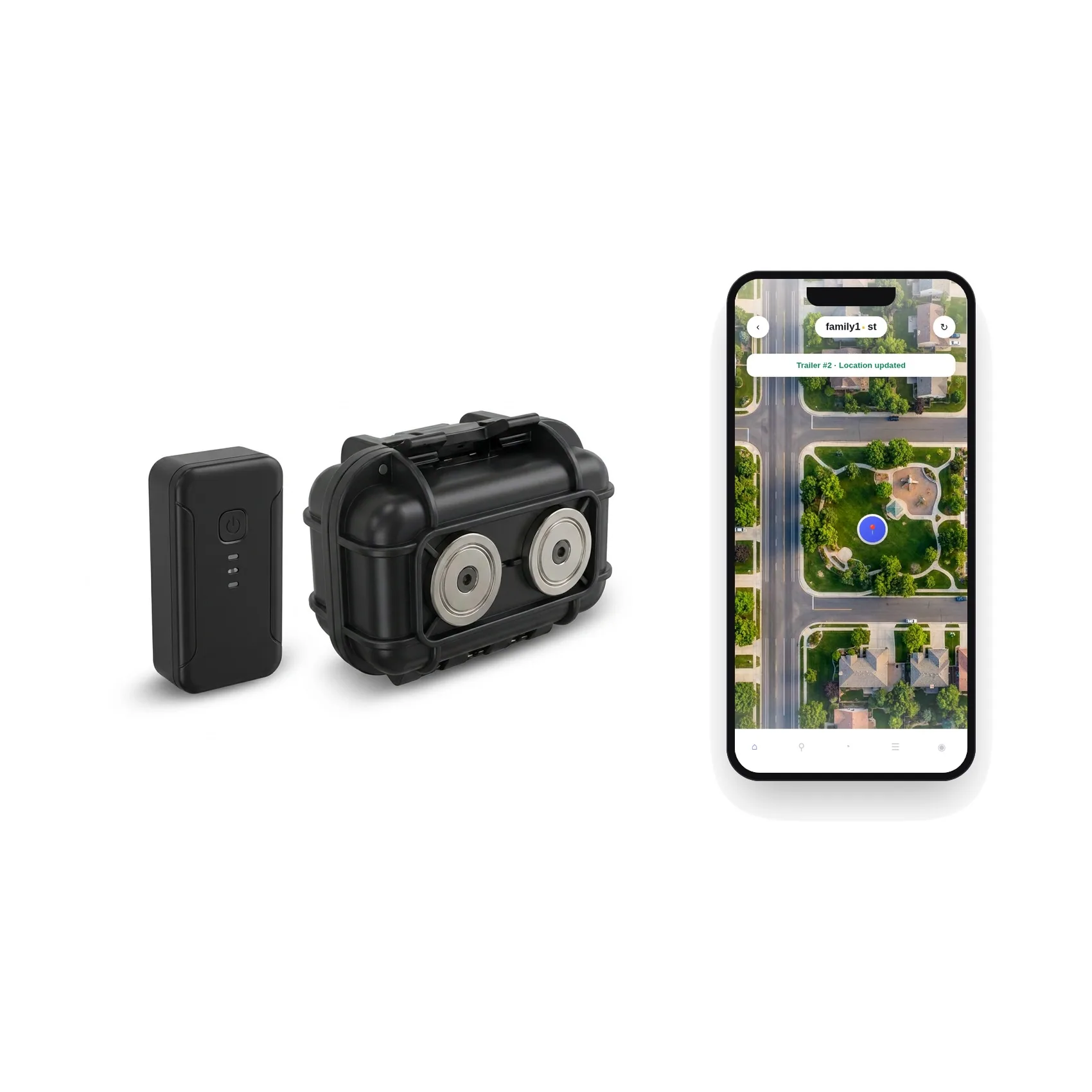 Portable Combo GPS Tracker close-up