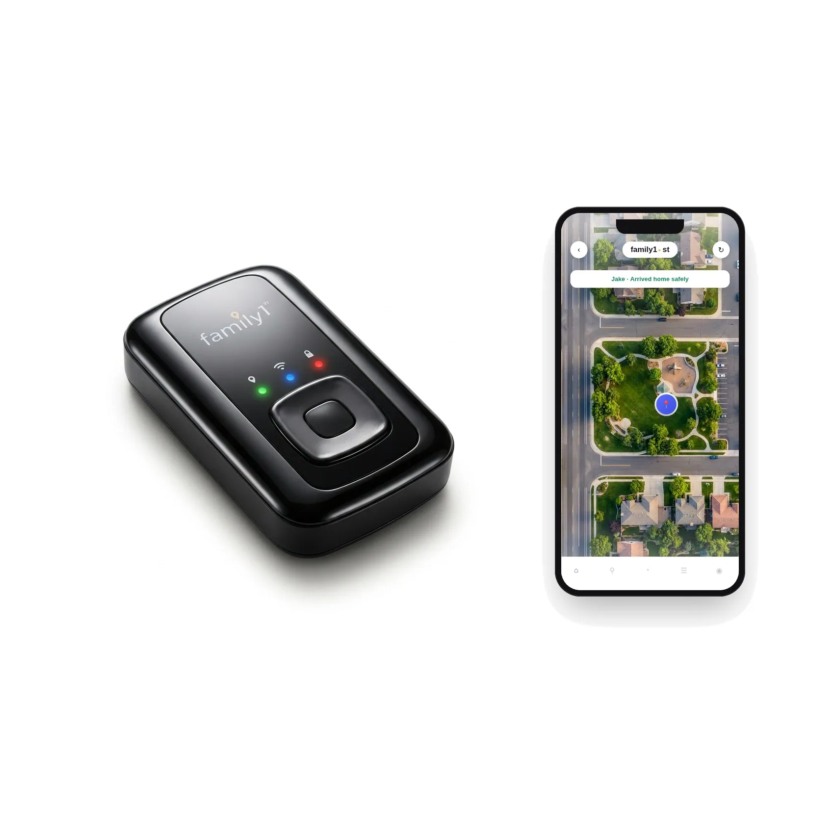 Portable GPS Tracker close-up