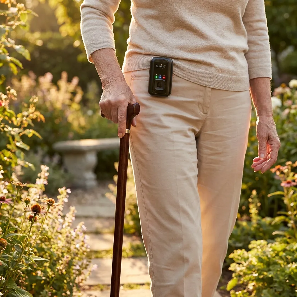 Senior GPS Tracker lifestyle detail