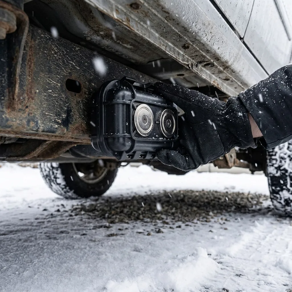 Weatherproof Magnetic Case lifestyle detail