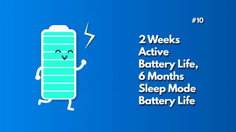2weeks battery life