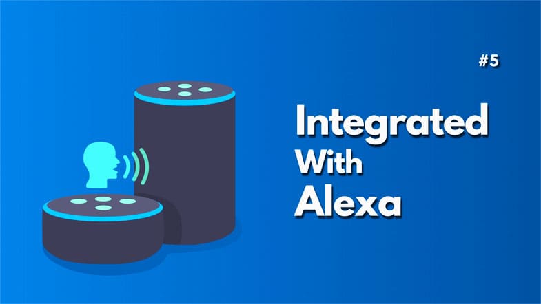 Integrated with alexa