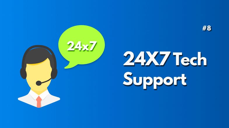 24*7 customer support