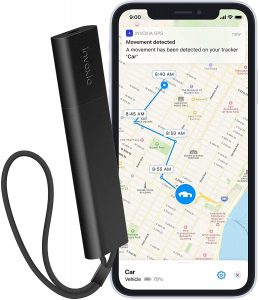 Invoxia gps tracker device with mobile dashboard