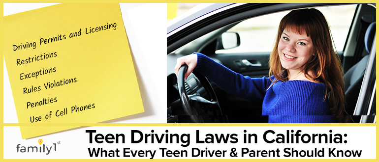 Teen Driving Laws in California