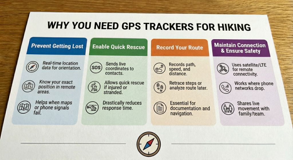 why you need gps trackers for hiking